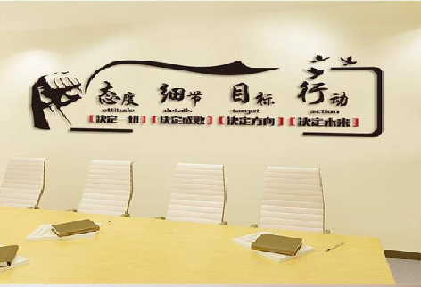 冷水江企业文化墙主要展示什么？