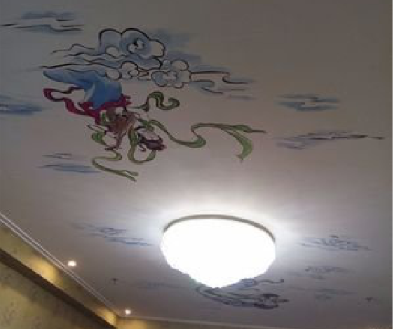 冷水江如何快速绘制天花板上的手绘墙？