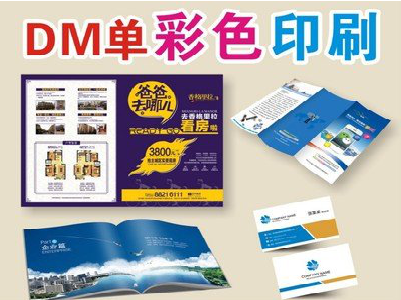 冷水江单页印刷，色彩搭配简单。